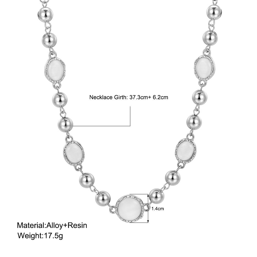 Moonstone Star Collarbone Necklace