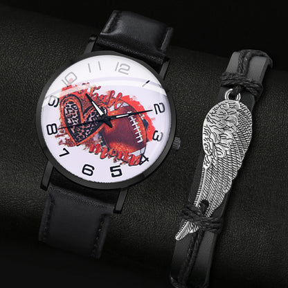Pointer alloy watch bracelet set