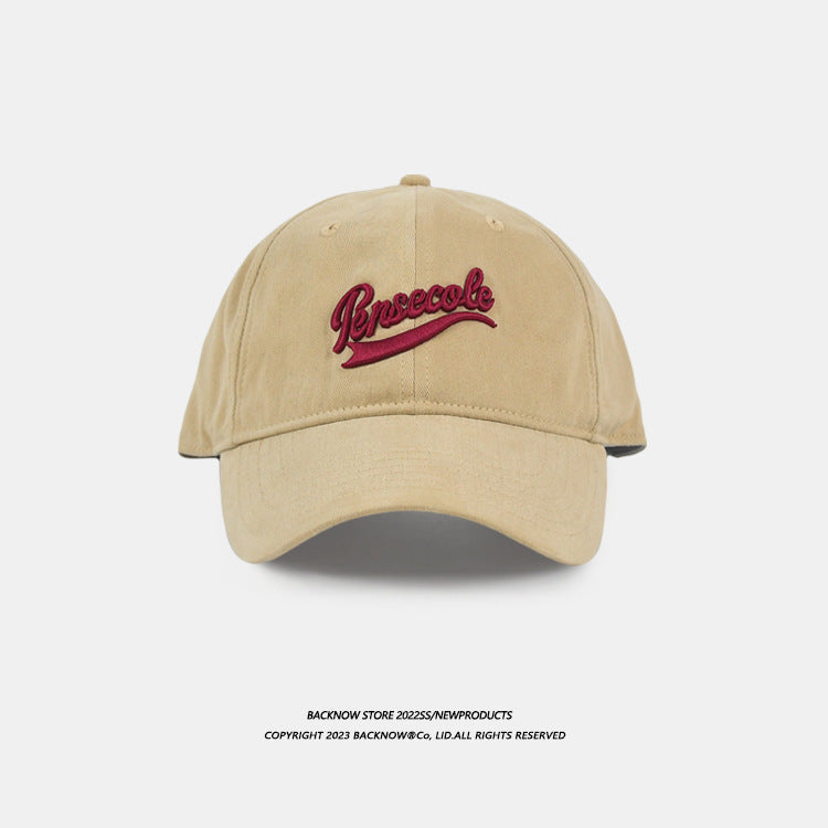 Oversized Letter Baseball Cap