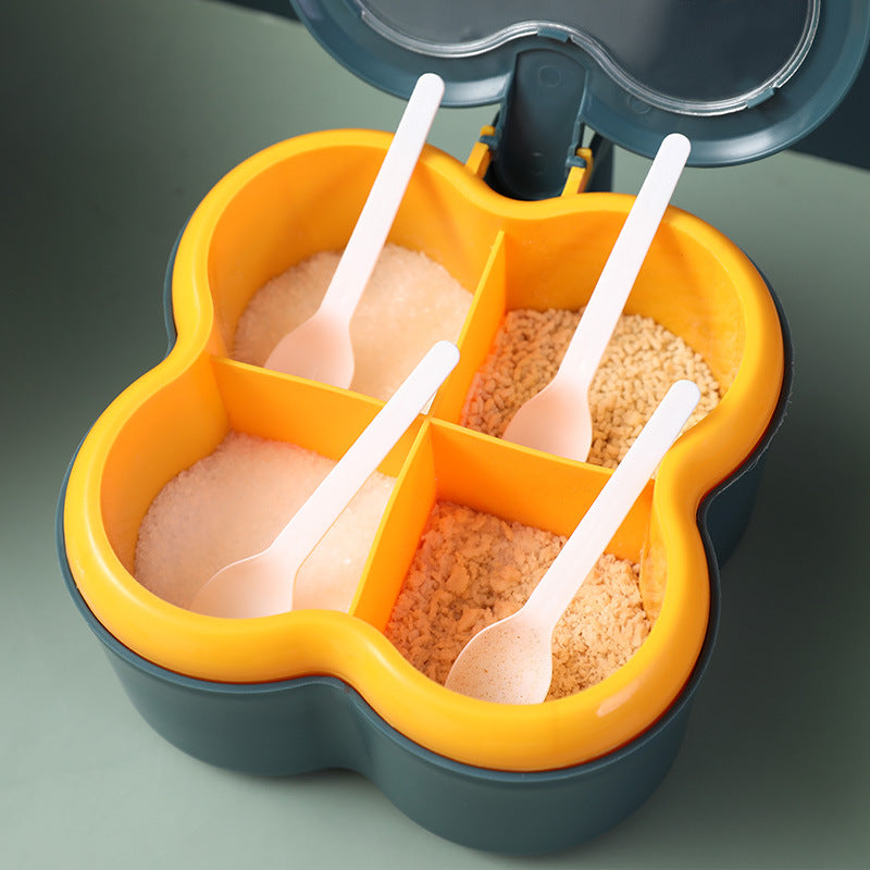 Four-compartment Spice Box
