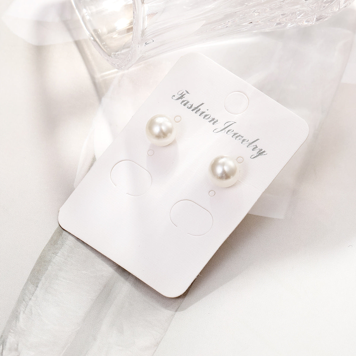 Retro Imitation Pearl Stud Earrings