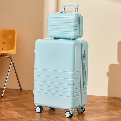 Front open suitcase for men and women