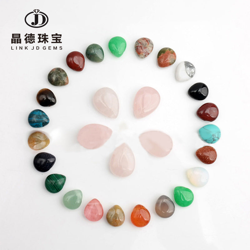 Crystal agate water drop beads loose beads