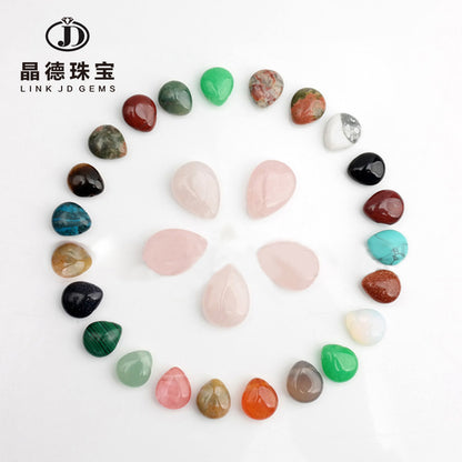 Crystal agate water drop beads loose beads