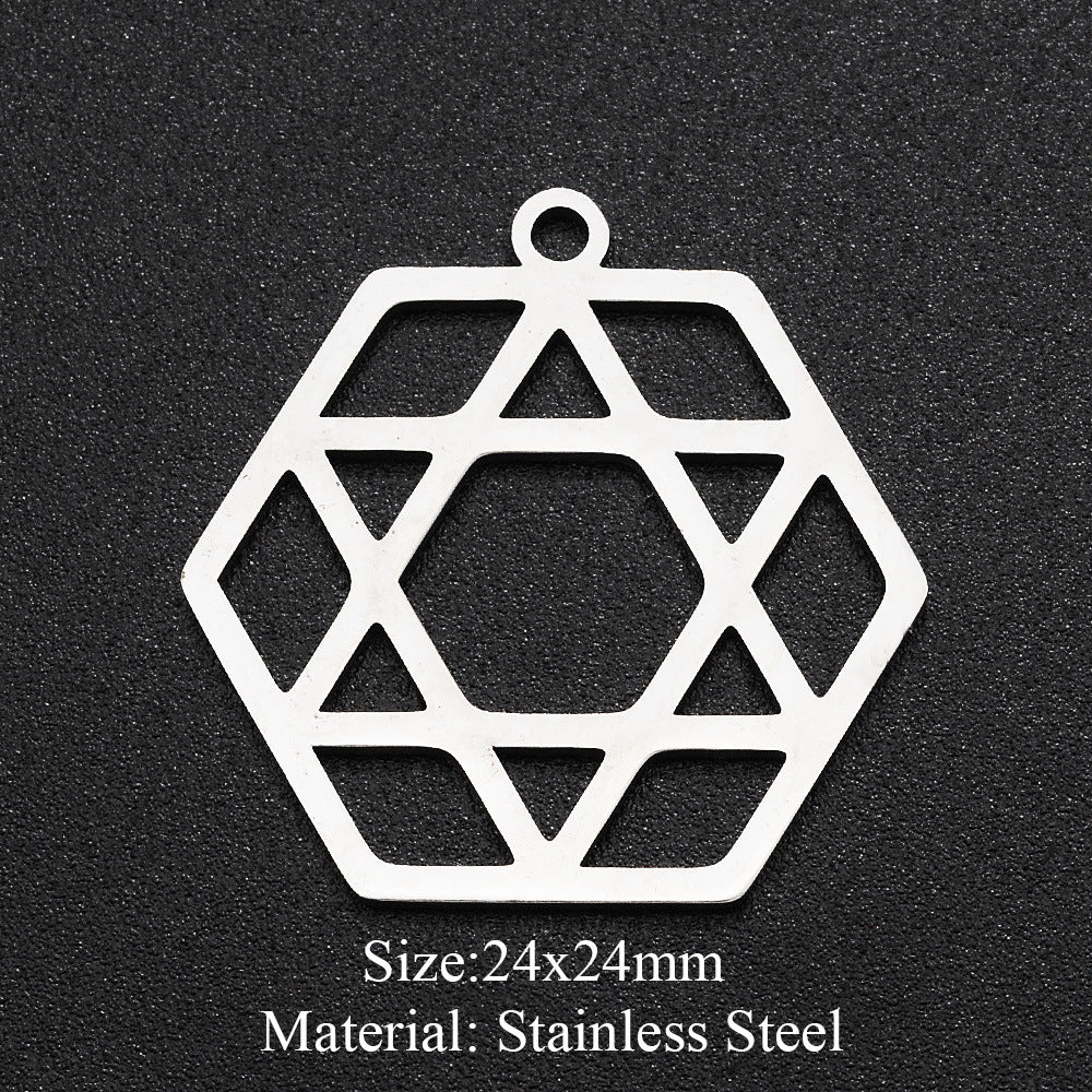 5 pcs/pack moon geometry accessories DIY pendant