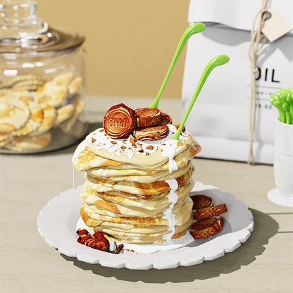 Tenedor de plástico desechable para fruta de rábano 