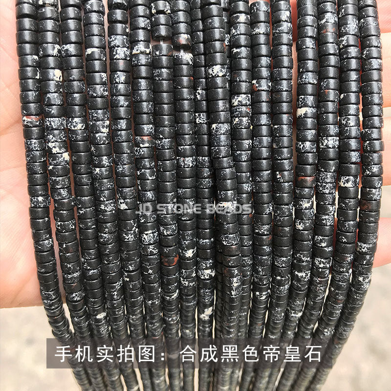 4 * 2Mm synthetic emperor stone spacer loose beads