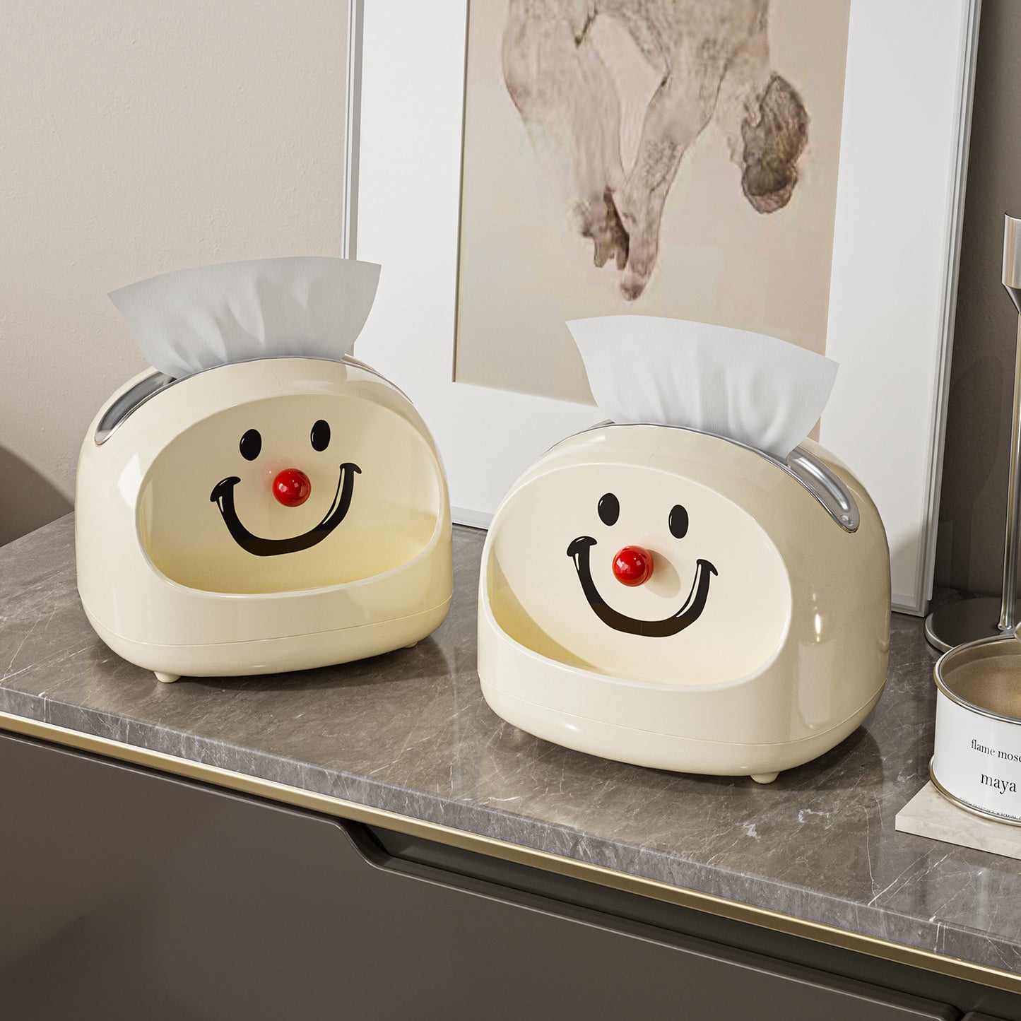 Clown Tissue Box for Tabletop