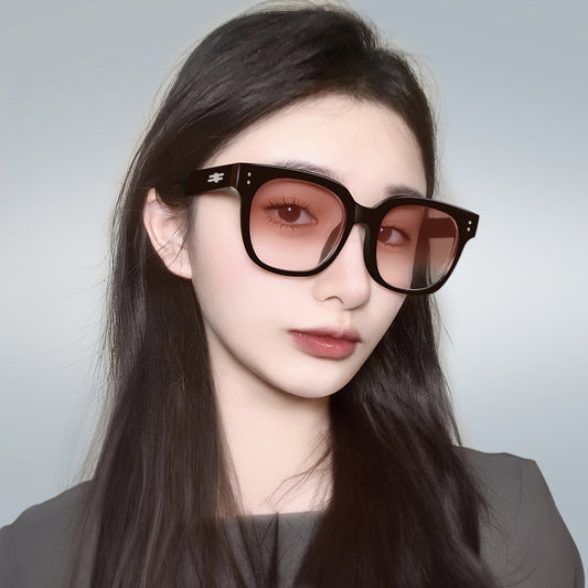 Gafas de sol cuadradas y redondas polarizadas de primera calidad 