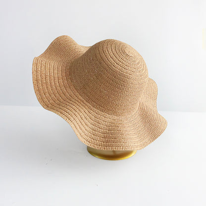 Bulk DIY Flat-Brim Straw Hat Summer