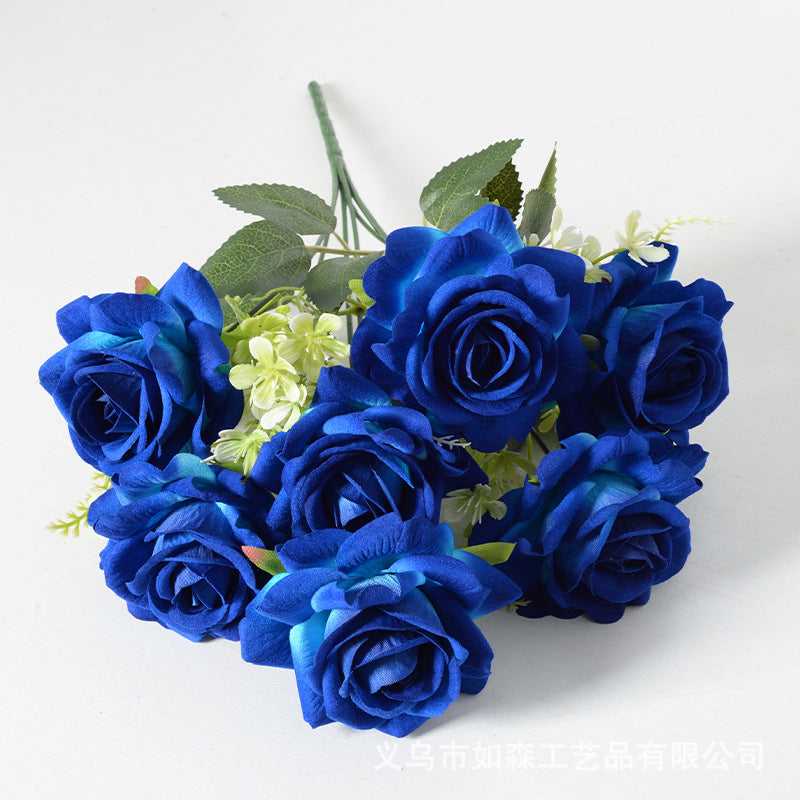 Artificial flower 7 heads Aisha rose