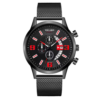 Fashion Big Digital Calendar Men's Watch