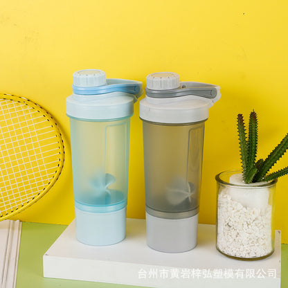 500ML Screw Cap Sports Protein Powder Shaker Cup