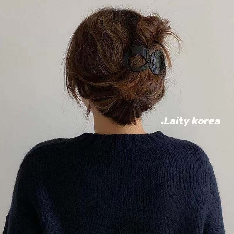 8-Shape geometric disc hair horizontal clip matte grab clip