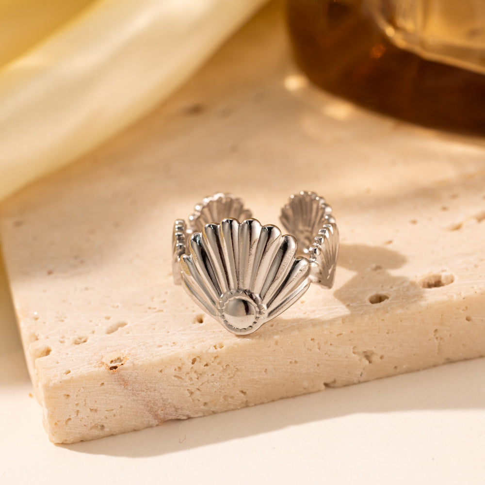 Titanium Steel Shell Ring