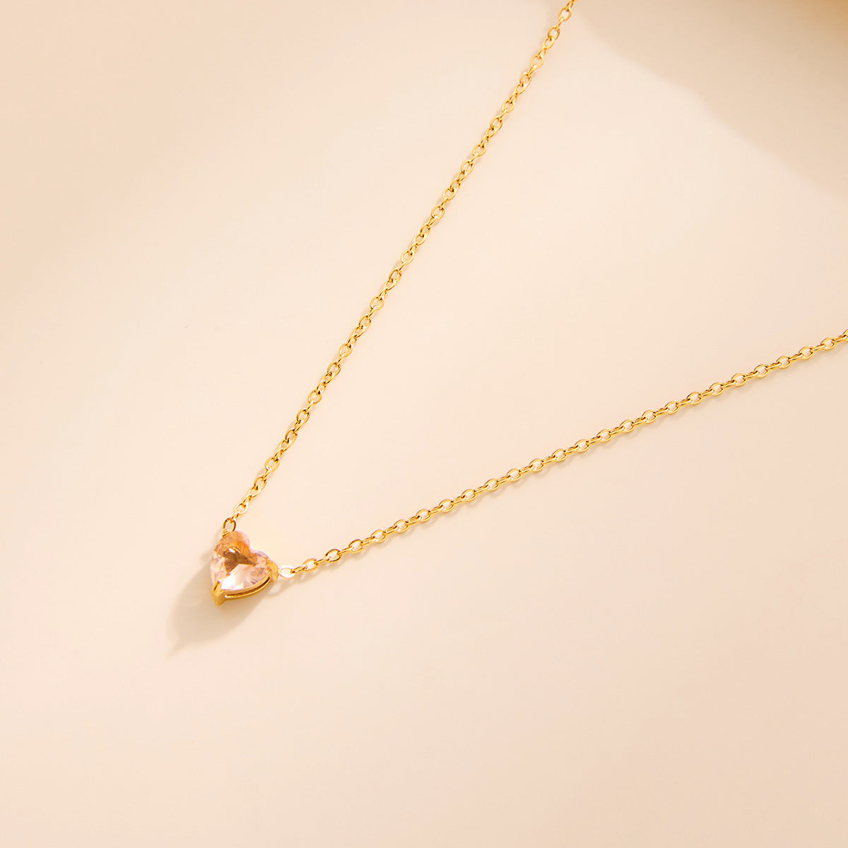 Color square crystal zircon fashion women's necklace