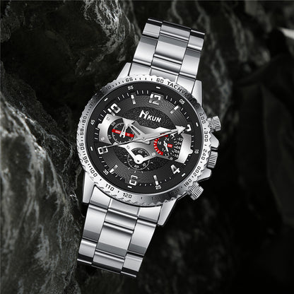 Men's Watch Punk Woven Bracelet Set