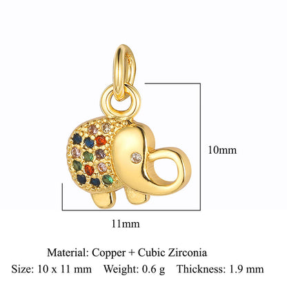 Star Tree of Life Horseshoe Iron Copper Zircon Pendant