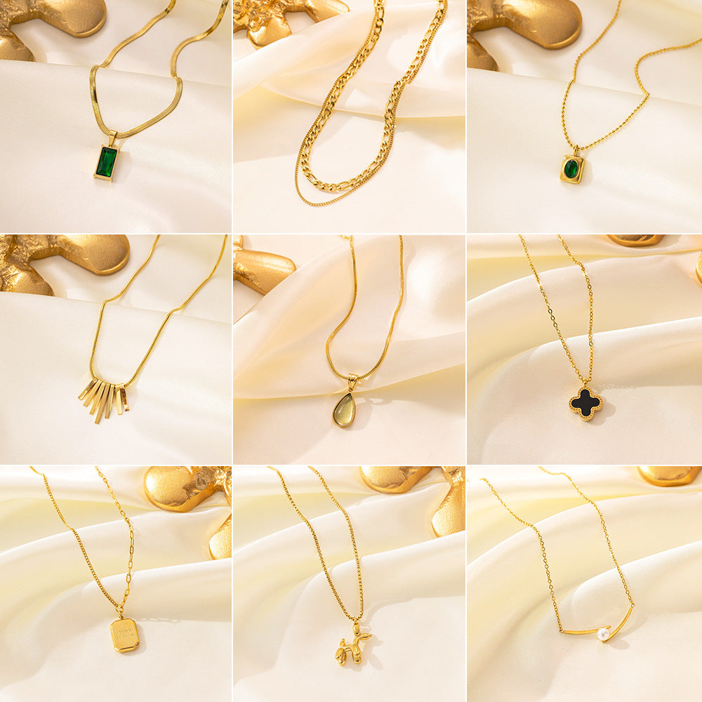 Titanium Steel Mori Design Necklace