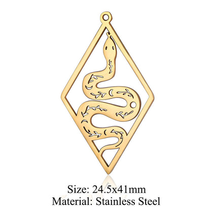 5 pcs/bag wings butterfly titanium steel pendant moth DIY