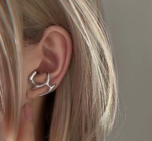 Geometric Hollow Rhombus Earrings