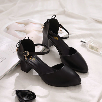 Thick heel high heels children