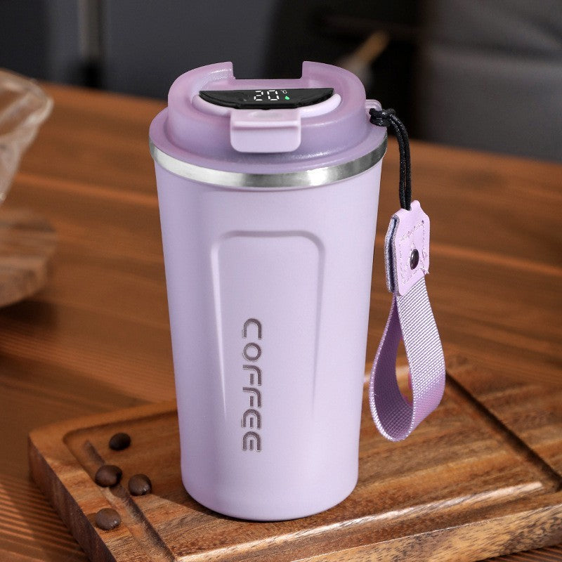 Smart display temperature coffee