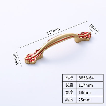 Chinese cabinet door handle brass new