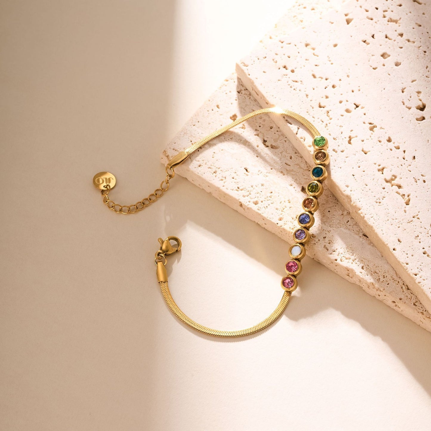 Stainless Steel Diamond Blade Bracelet