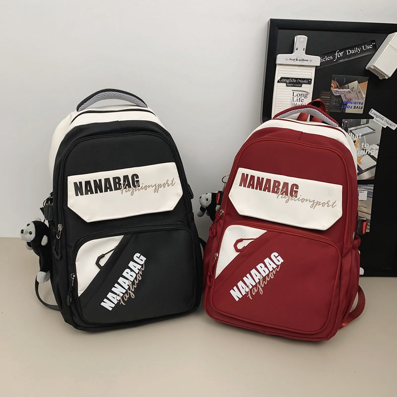 Backpack school bag large capacity casual backpack