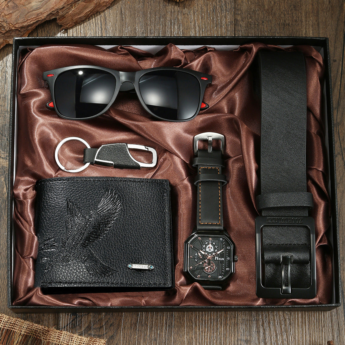 Watch Wallet Business 5 Piece Gift Box Set