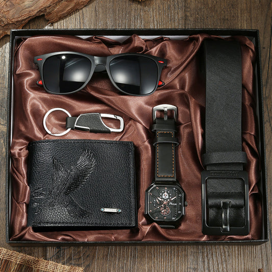 Watch Wallet Business 5 Piece Gift Box Set