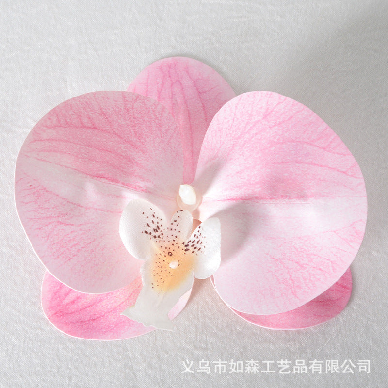 Filme de simulação de pétalas de cabeça de flor de orquídea Phalaenopsis 