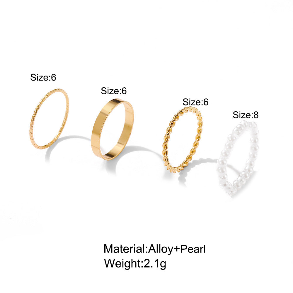 four piece ring set