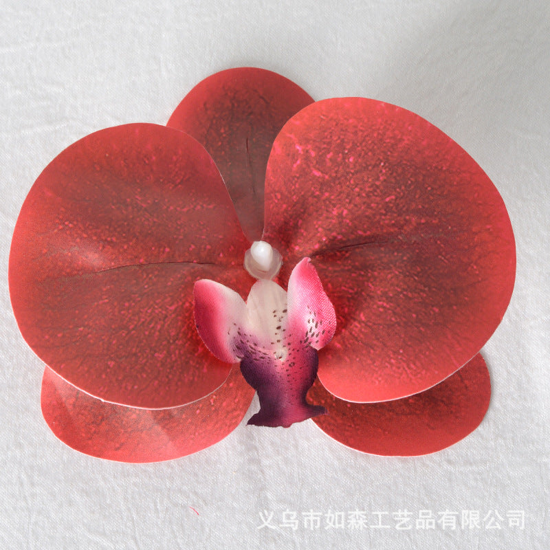 Cabeza de flor de orquídea mariposa de laminación 3D de simulación 