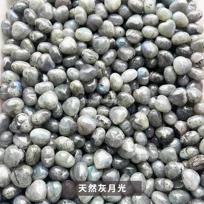 15Mm pink crystal peach heart semi-precious stone