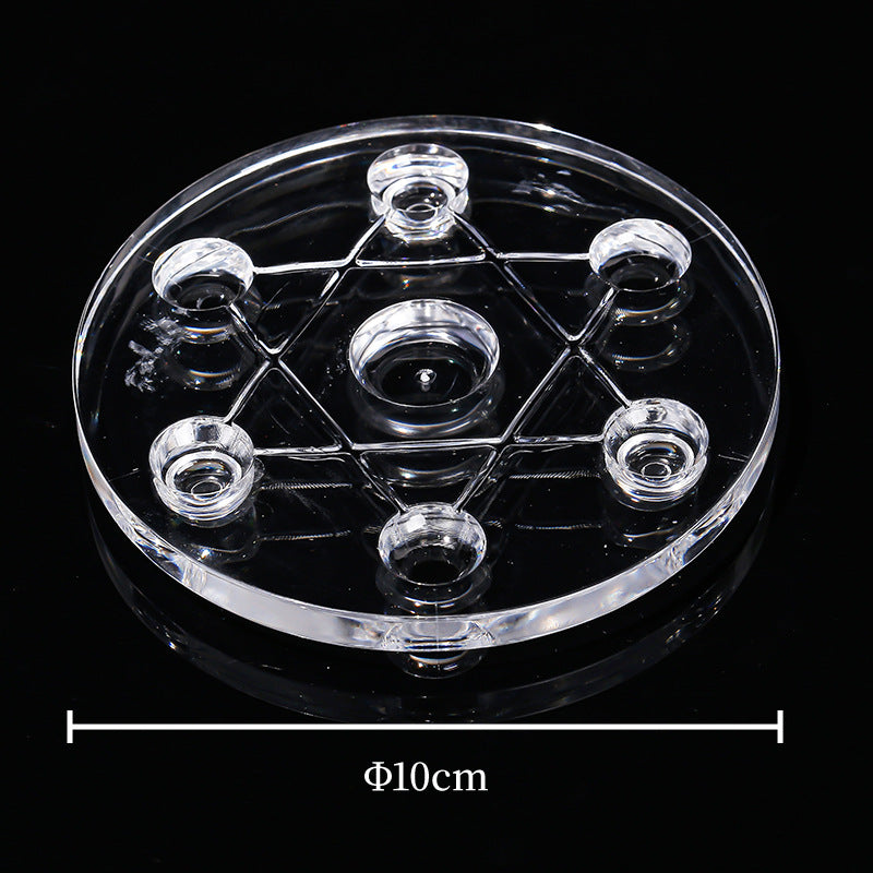 bracelet solid wood display plate hand circumference tray square