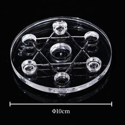 bracelet solid wood display plate hand circumference tray square