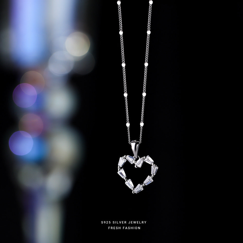 Fashion silver titanium steel necklace