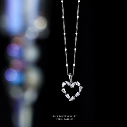 Fashion silver titanium steel necklace