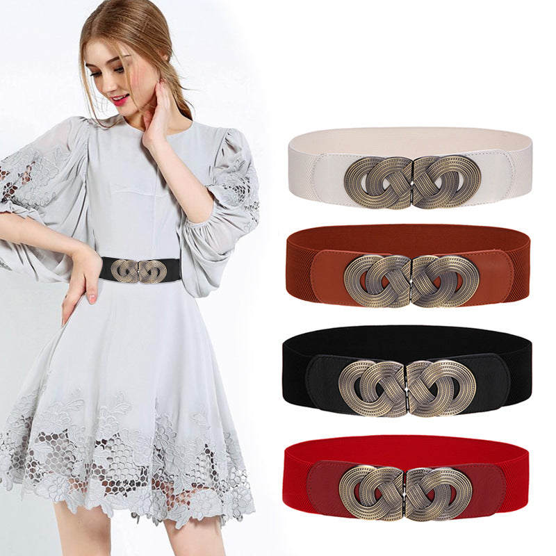 European and American retro wide waist seal