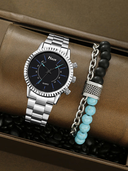 Quartz Watch Volcano Stone Tree of Life Set