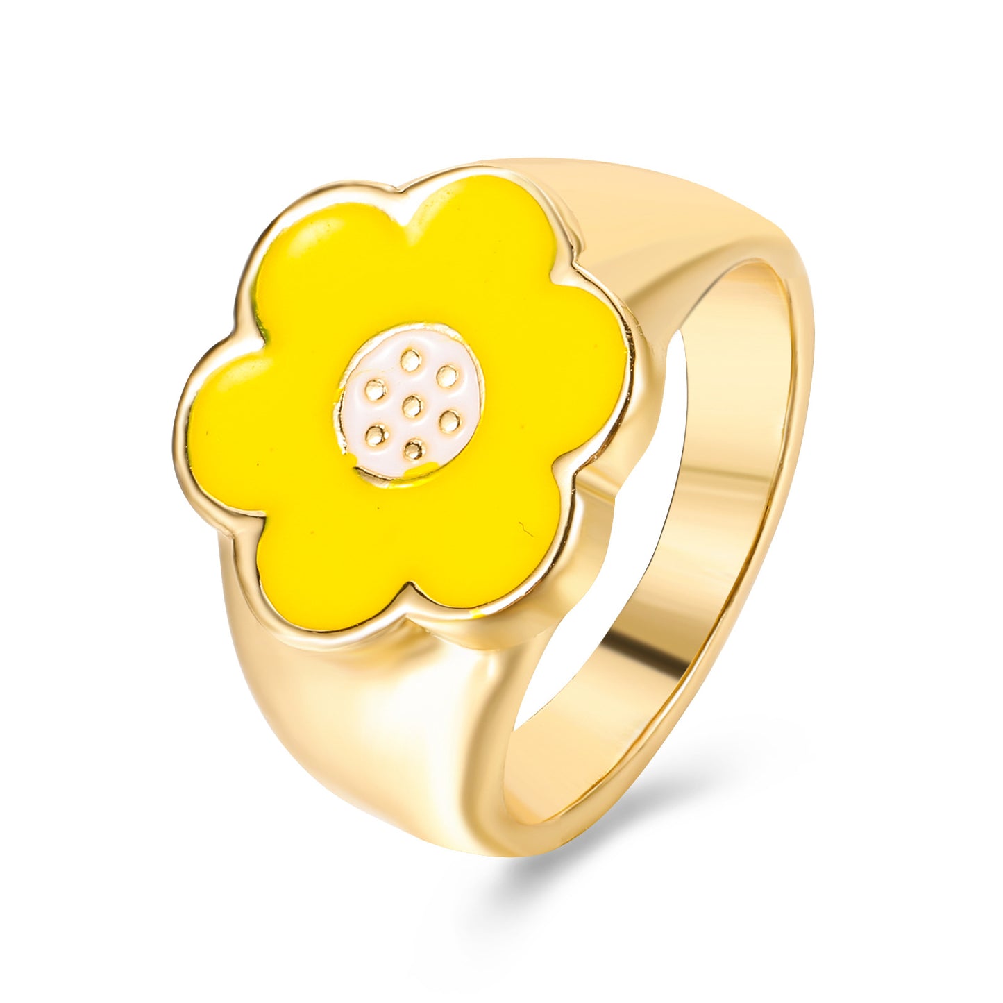 Cute Metal Geometric Fun Index Finger Ring