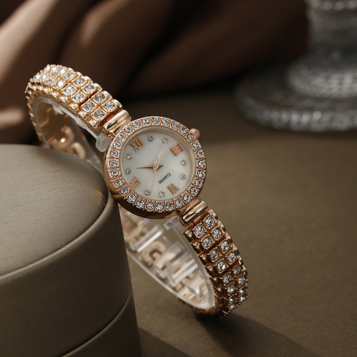 Alloy Quartz Watch Fashion Set