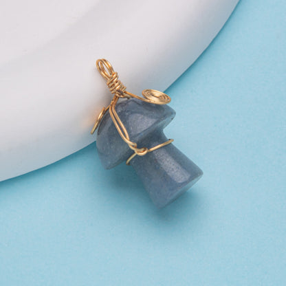 Pendente Cogumelo Cristal 20mm 