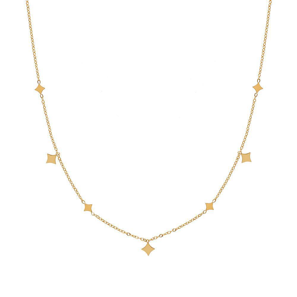 Star collarbone necklace