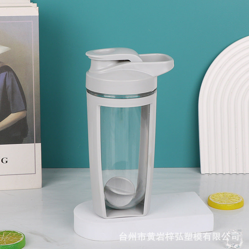 500Ml Portable Plastic Double Layer Shaker Cup