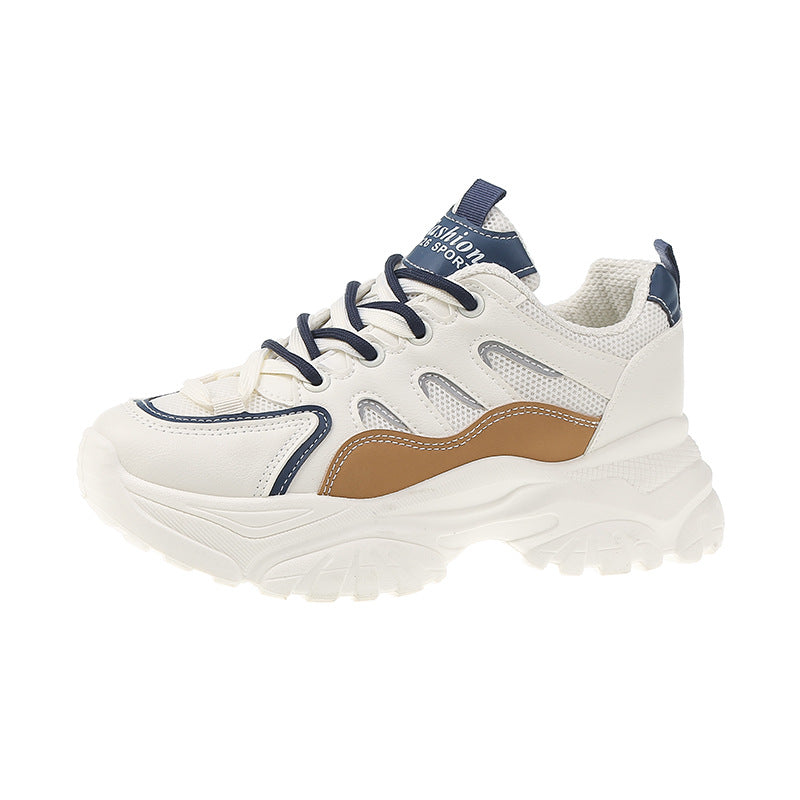 Thick-soled all-match breathable casual sports shoes