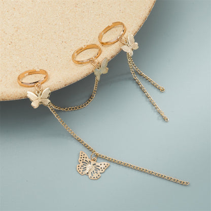Butterfly chain combination ring opening adjustable
