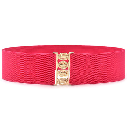 Elastic elastic belt for women